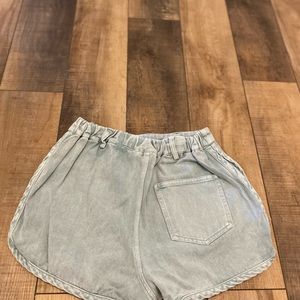 Shorts light blue denim